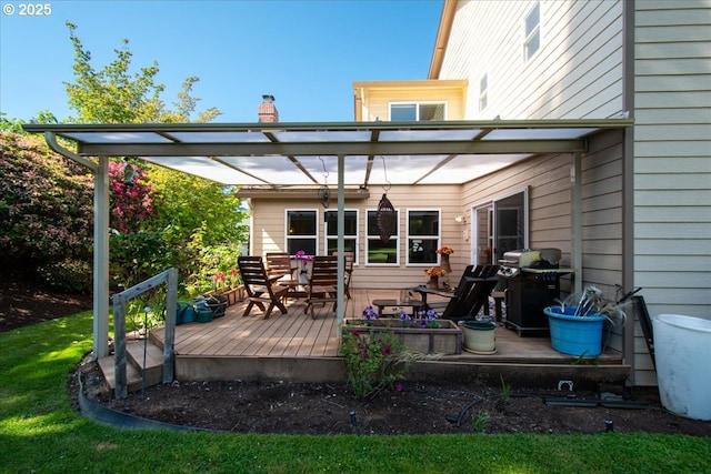 601 NW 110th Way, Vancouver, WA 98685 - deck featuring a grill