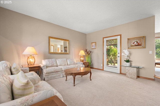 601 NW 110th Way, Vancouver, WA 98685 - carpeted living room featuring baseboards
