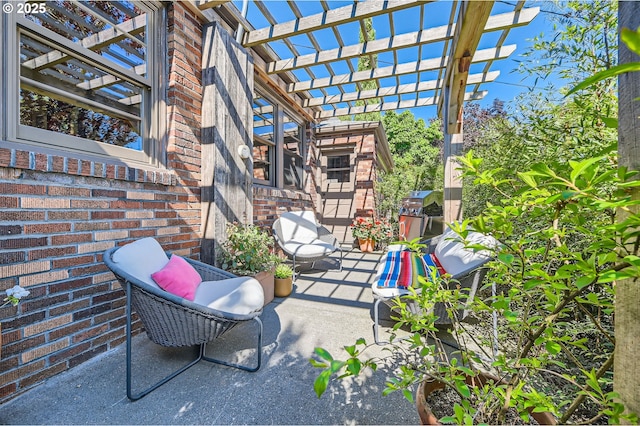 1834 SE 20th Ave, Portland, OR 97214 - view of patio with a pergola and grilling area