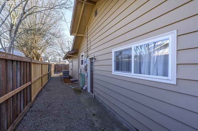 1736 NE Hembree St, Mcminnville, OR 97128 - view of property exterior with central AC and a fenced backyard