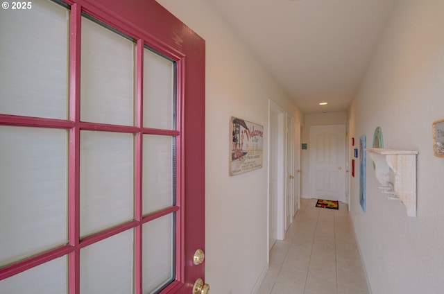 315 5th St NW Unit 101, Long Beach, WA 98631 - hall featuring tile patterned flooring and recessed lighting