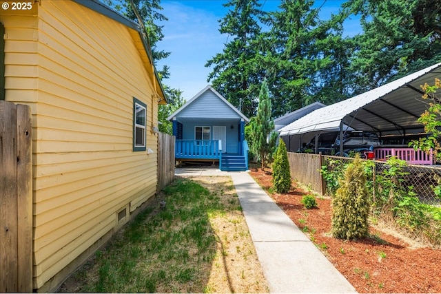 2251 SE 139th Ave, Portland, OR 97233 - view of property exterior with covered porch
