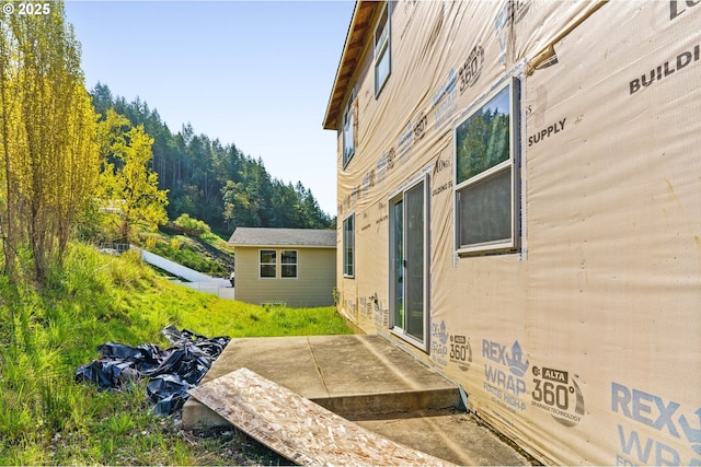 view of home's exterior