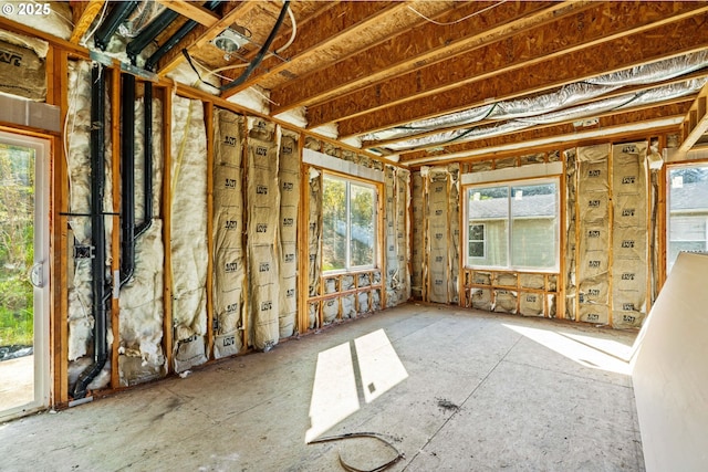 misc room with a wealth of natural light