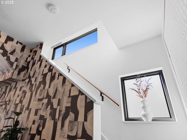 view of stairs