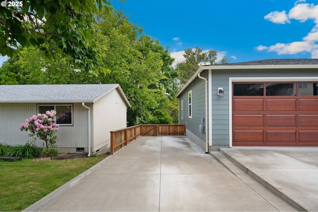 23072 SW Mansfield St, Sherwood, OR 97140 - view of home's exterior with crawl space, driveway, and a garage