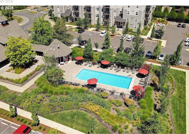 16125 SE Kingbird Dr, Clackamas, OR 97015 - drone / aerial view of a pool area
