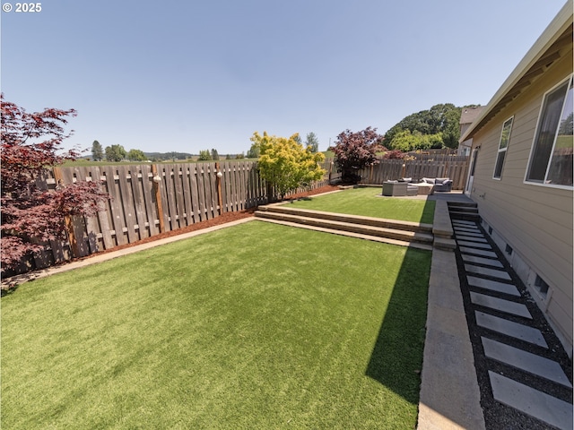 1058 E 16th St, Lafayette, OR 97127 - fenced backyard with outdoor lounge area