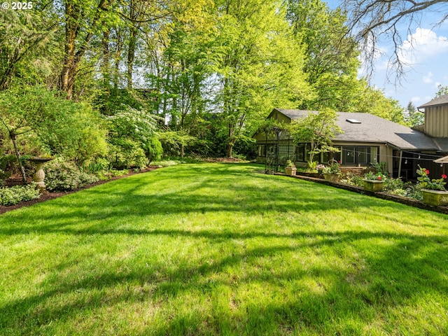 view of yard
