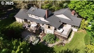 drone / aerial view