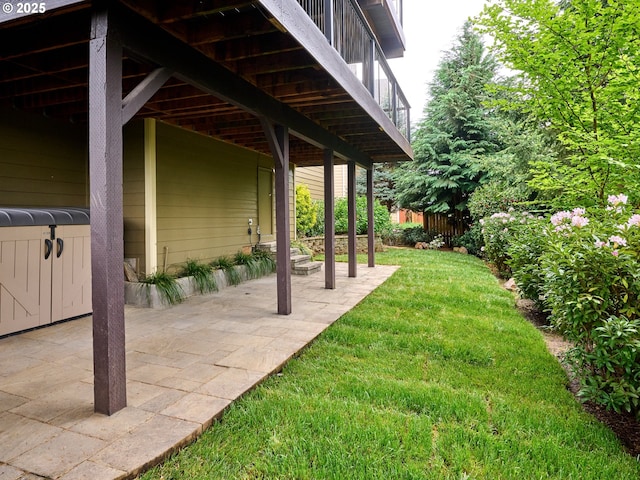 2231 SE Genesis Ct, Salem, OR 97306 - view of grassy yard with a patio