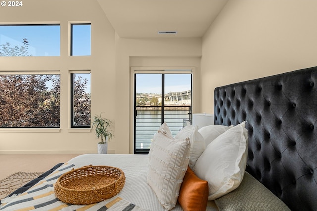 2172 NW 16th Ave, Portland, OR 97209 - bedroom featuring a water view