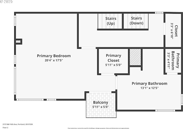 2172 NW 16th Ave, Portland, OR 97209 - room layout