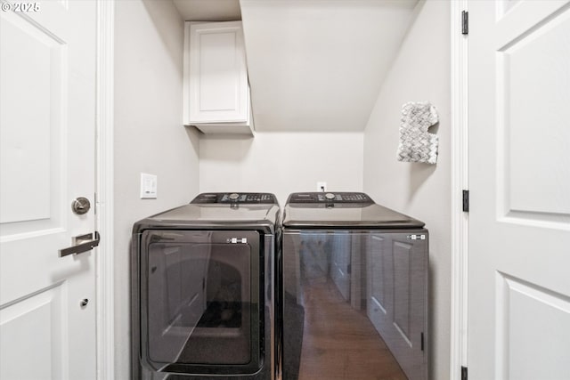 1686 NE 27th Ter, Gresham, OR 97030 - laundry room featuring cabinet space and separate washer and dryer