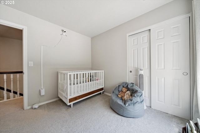1686 NE 27th Ter, Gresham, OR 97030 - bedroom with carpet, a closet, and a crib