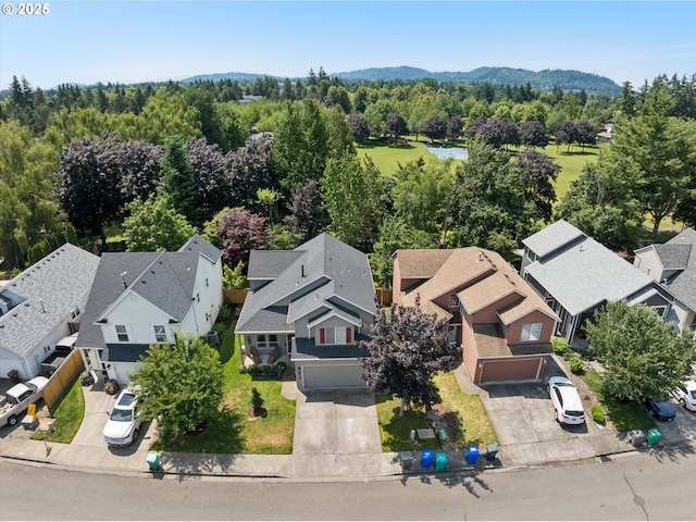 1686 NE 27th Ter, Gresham, OR 97030 - aerial perspective of suburban area with a water and mountain view