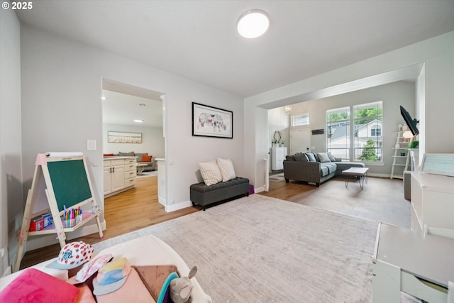 1686 NE 27th Ter, Gresham, OR 97030 - living area with light wood-style flooring and recessed lighting