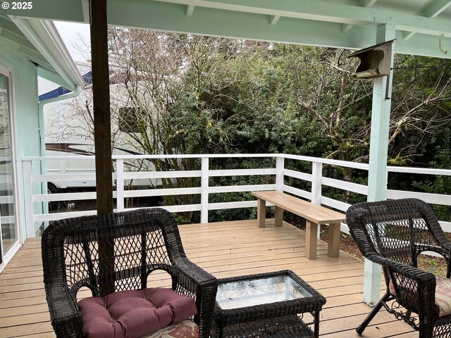 4040 Munsel Creek Dr, Florence, OR 97439 - view of deck