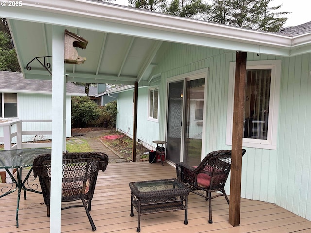 4040 Munsel Creek Dr, Florence, OR 97439 - view of wooden deck