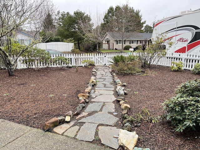4040 Munsel Creek Dr, Florence, OR 97439 - view of yard with a gate and fence