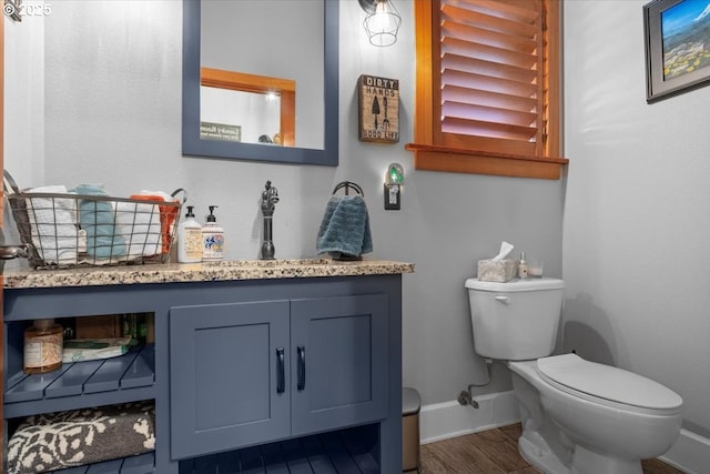 106 Green Valley Rd, Oakland, OR 97462 - half bath with vanity and wood finished floors