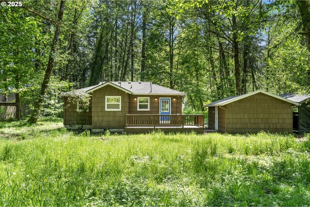 20220 E Peter Pl Unit 3, Sandy, OR 97055 - back of house with a deck