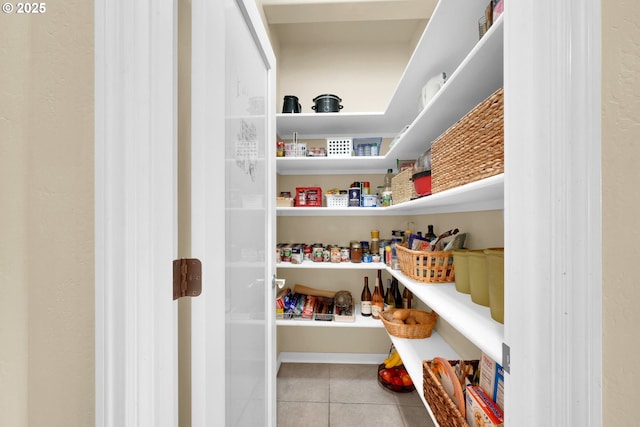 view of pantry