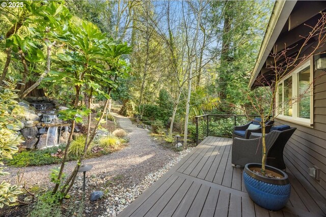 view of deck