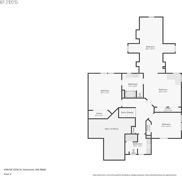4706 NE 137th St, Vancouver, WA 98686 - view of property floor plan