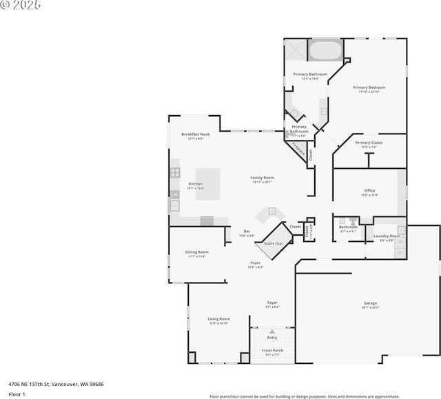 4706 NE 137th St, Vancouver, WA 98686 - view of home floor plan