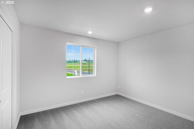 18950 SW Eureka Ln, Beaverton, OR 97007 - carpeted spare room featuring recessed lighting