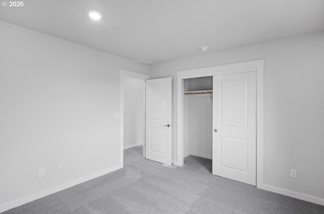 18950 SW Eureka Ln, Beaverton, OR 97007 - unfurnished bedroom featuring carpet flooring, a closet, and recessed lighting