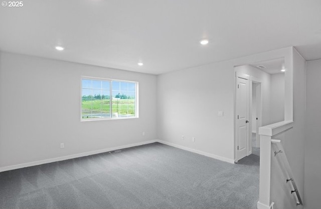 18950 SW Eureka Ln, Beaverton, OR 97007 - carpeted empty room with recessed lighting and baseboards