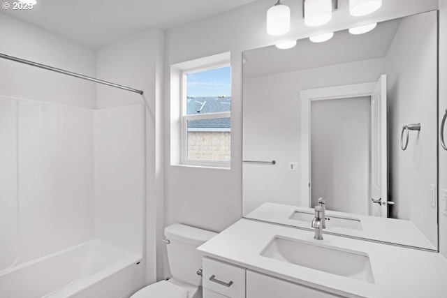 18950 SW Eureka Ln, Beaverton, OR 97007 - full bathroom featuring vanity and washtub / shower combination