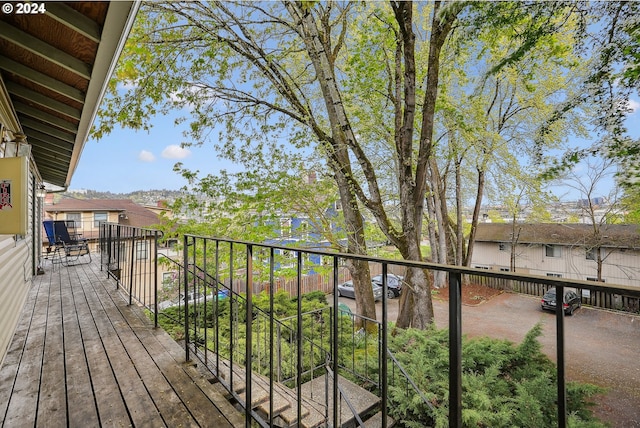 3103/3109 SE 6th Ave, Portland, OR 97202 - view of wooden deck