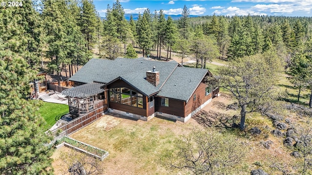 11 Deer Ridge Rd, Goldendale, WA 98620 - aerial view featuring a view of trees