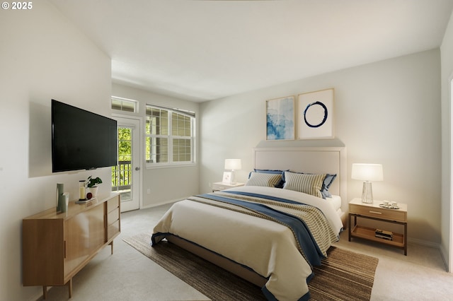 4630 Summerlinn Way W, Linn, OR 97068 - bedroom featuring light carpet and access to exterior