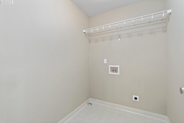 18407 NE 20th St, Vancouver, WA 98684 - clothes washing area with hookup for an electric dryer, washer hookup, and baseboards