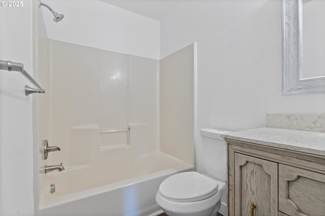 18407 NE 20th St, Vancouver, WA 98684 - bathroom featuring toilet, vanity, and  shower combination