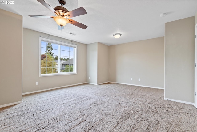 18407 NE 20th St, Vancouver, WA 98684 - unfurnished room featuring baseboards, carpet floors, a smoke detector, and ceiling fan