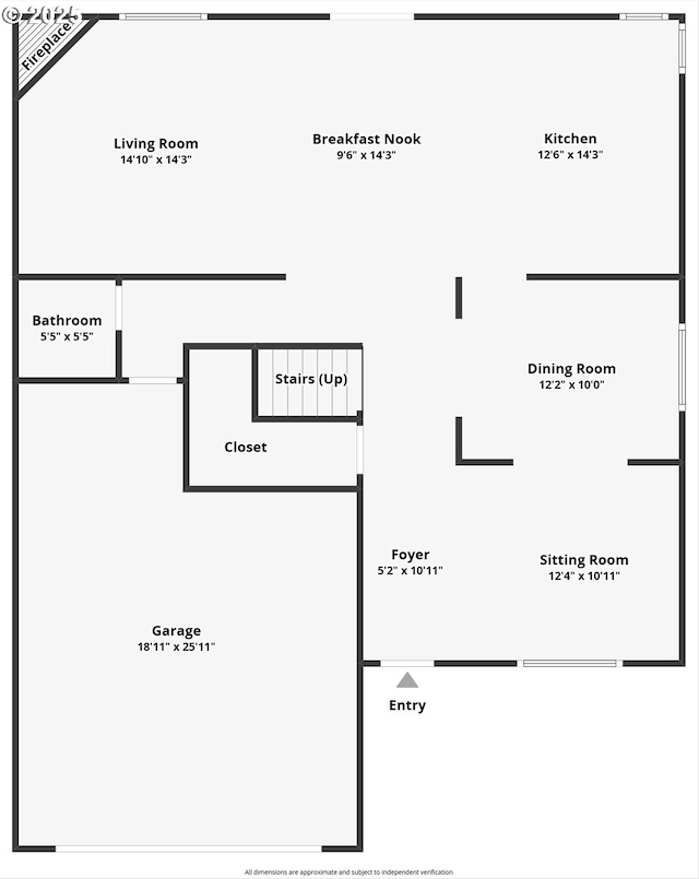18407 NE 20th St, Vancouver, WA 98684 - property floor plan