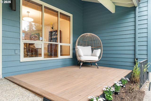 view of deck
