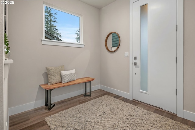 15192 SW Huntwood St, Tigard, OR 97224 - foyer with wood finished floors and baseboards