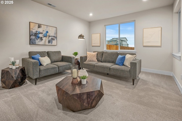 15192 SW Huntwood St, Tigard, OR 97224 - living area with carpet and recessed lighting