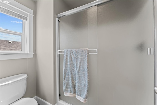 1609 Wood Duck St, Silverton, OR 97381 - bathroom featuring a stall shower and toilet