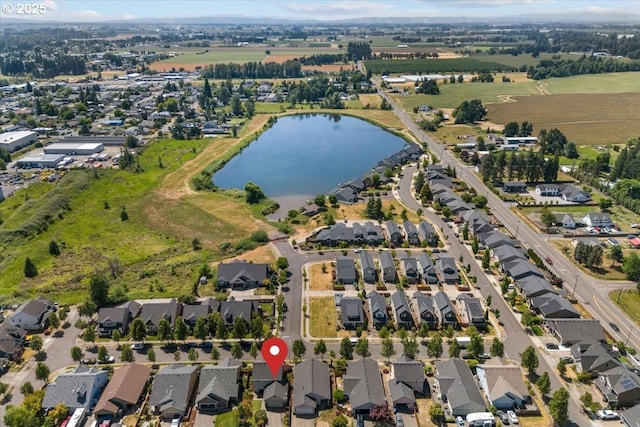 1609 Wood Duck St, Silverton, OR 97381 - aerial view of property's location featuring a nearby body of water and nearby suburban area