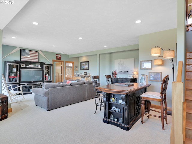 88724 Schroeder Rd, Gearhart, OR 97138 - dining space featuring carpet and recessed lighting