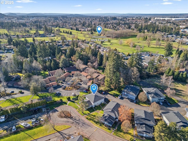 birds eye view of property featuring a residential view