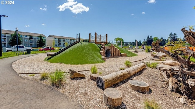 view of play area