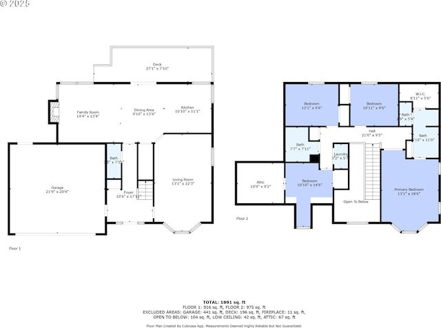 8503 SE 139th Ct, Portland, OR 97236 - view of property floor plan